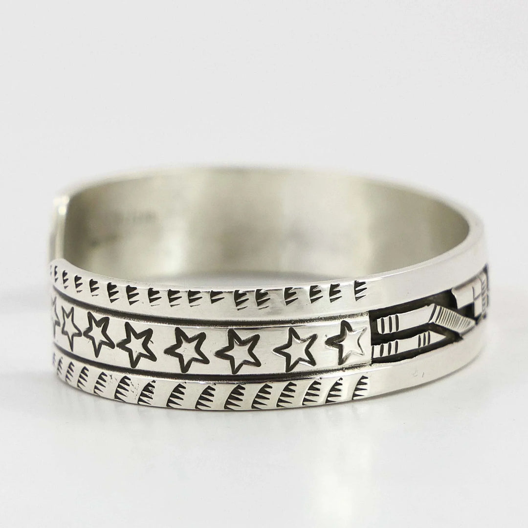 Silver Overlay Cuff
