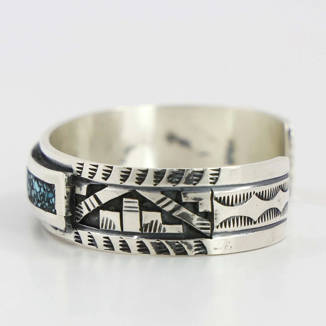 Turquoise Inlay Cuff