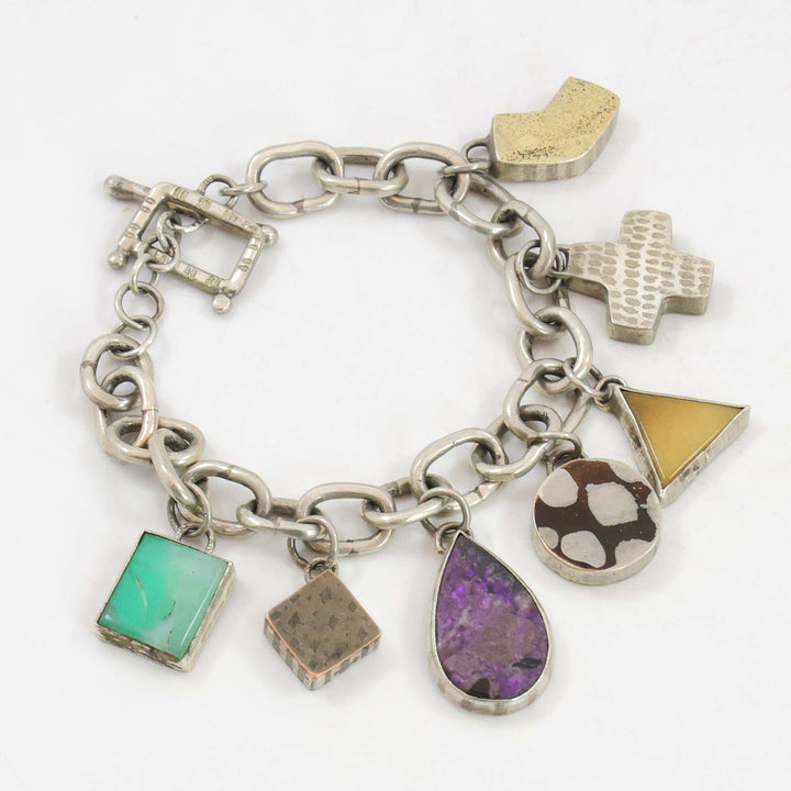 Mokume Charm Bracelet