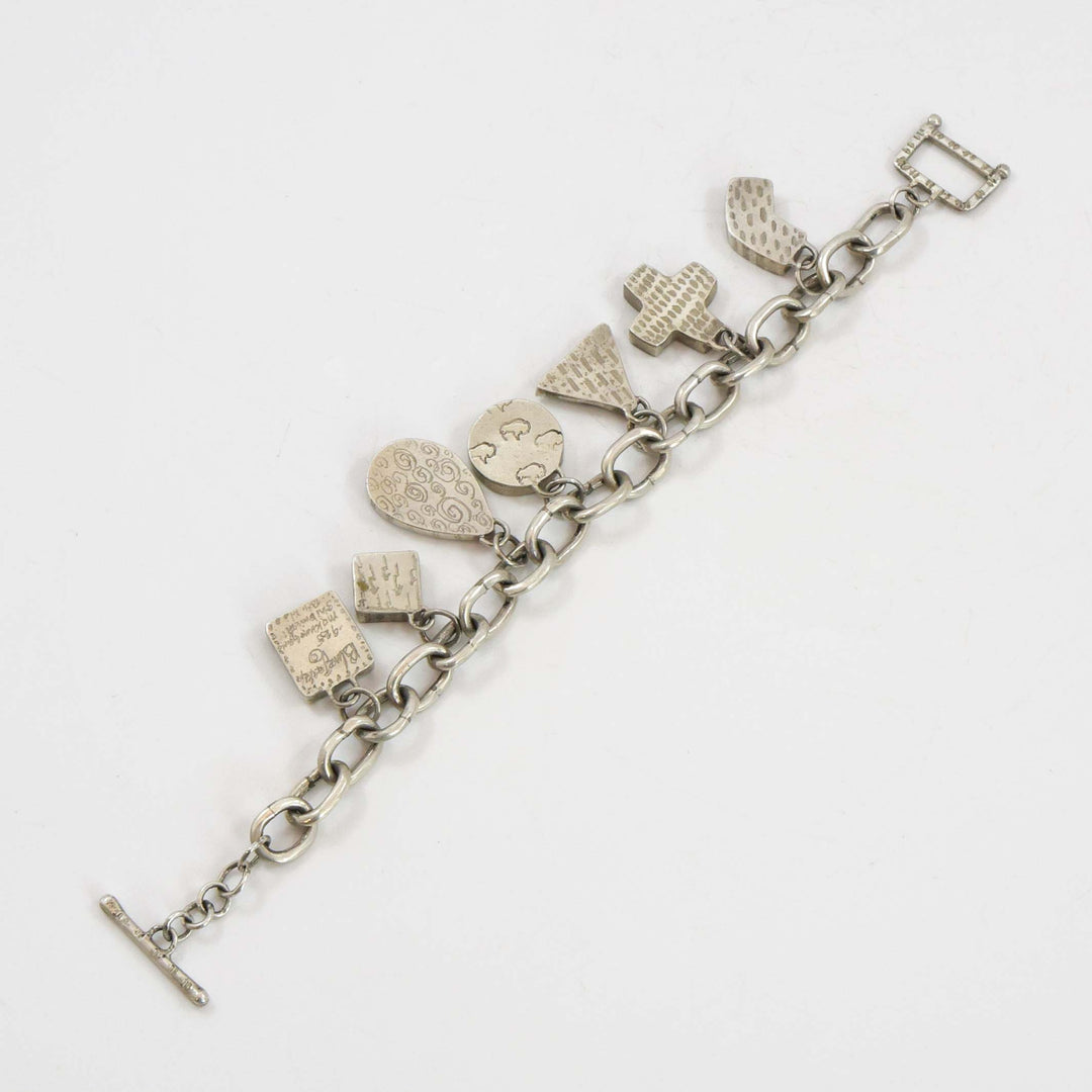 Mokume Charm Bracelet