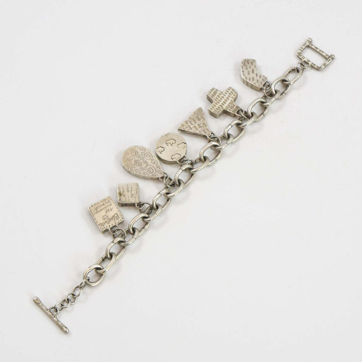 Mokume Charm Bracelet