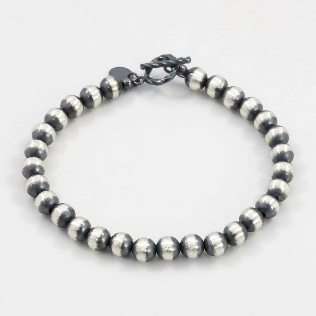 Silver Bead Bracelet