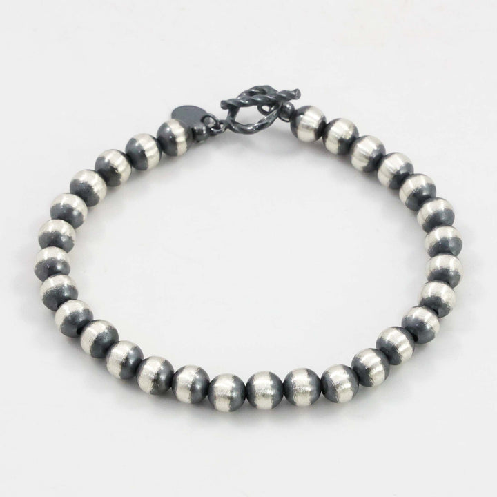 Silver Bead Bracelet