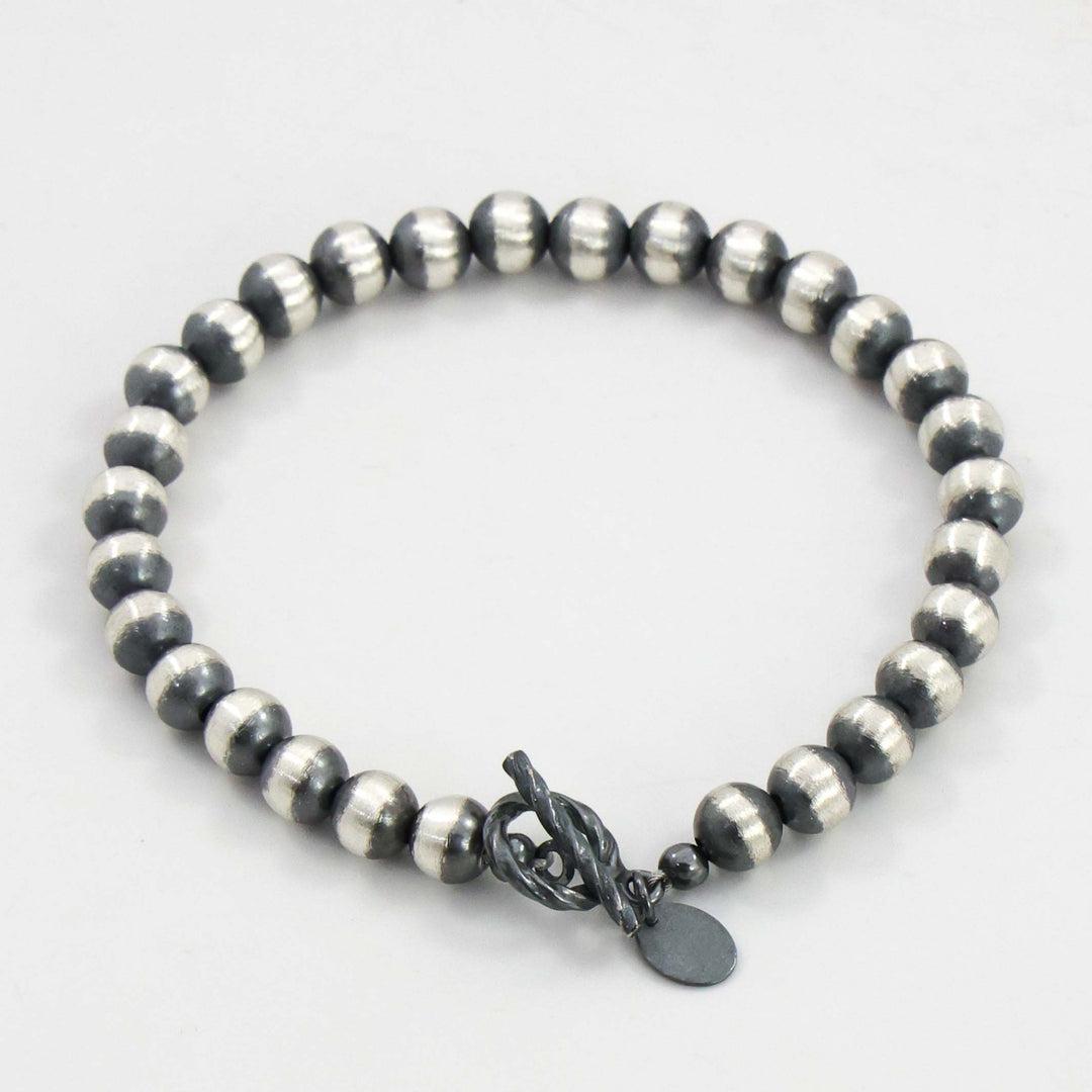 Silver Bead Bracelet
