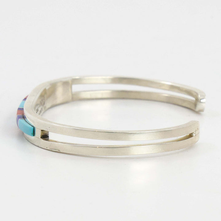 Multi-Stone Inlay Cuff