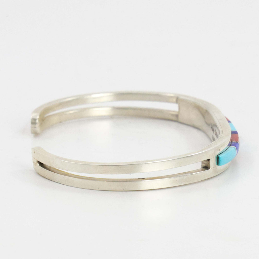 Multi-Stone Inlay Cuff