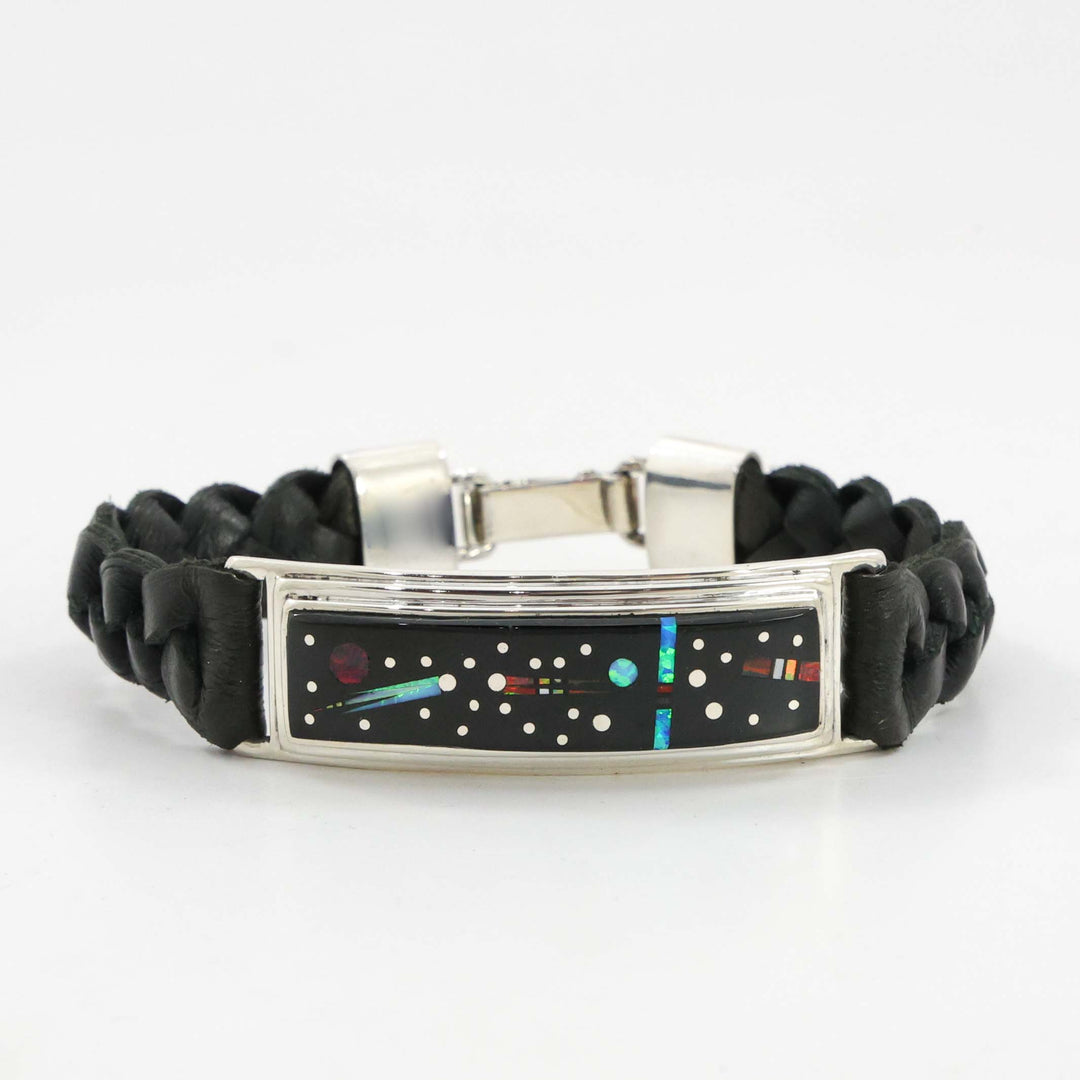 Night Sky Leather Bracelet
