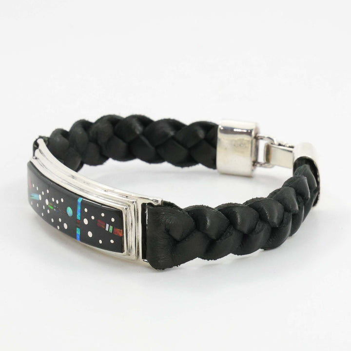 Night Sky Leather Bracelet