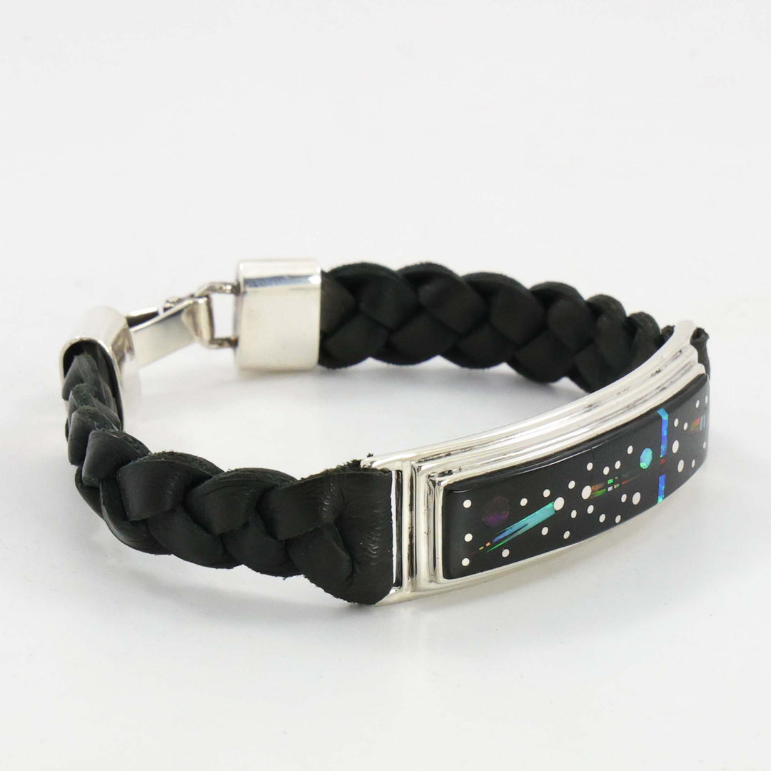 Night Sky Leather Bracelet