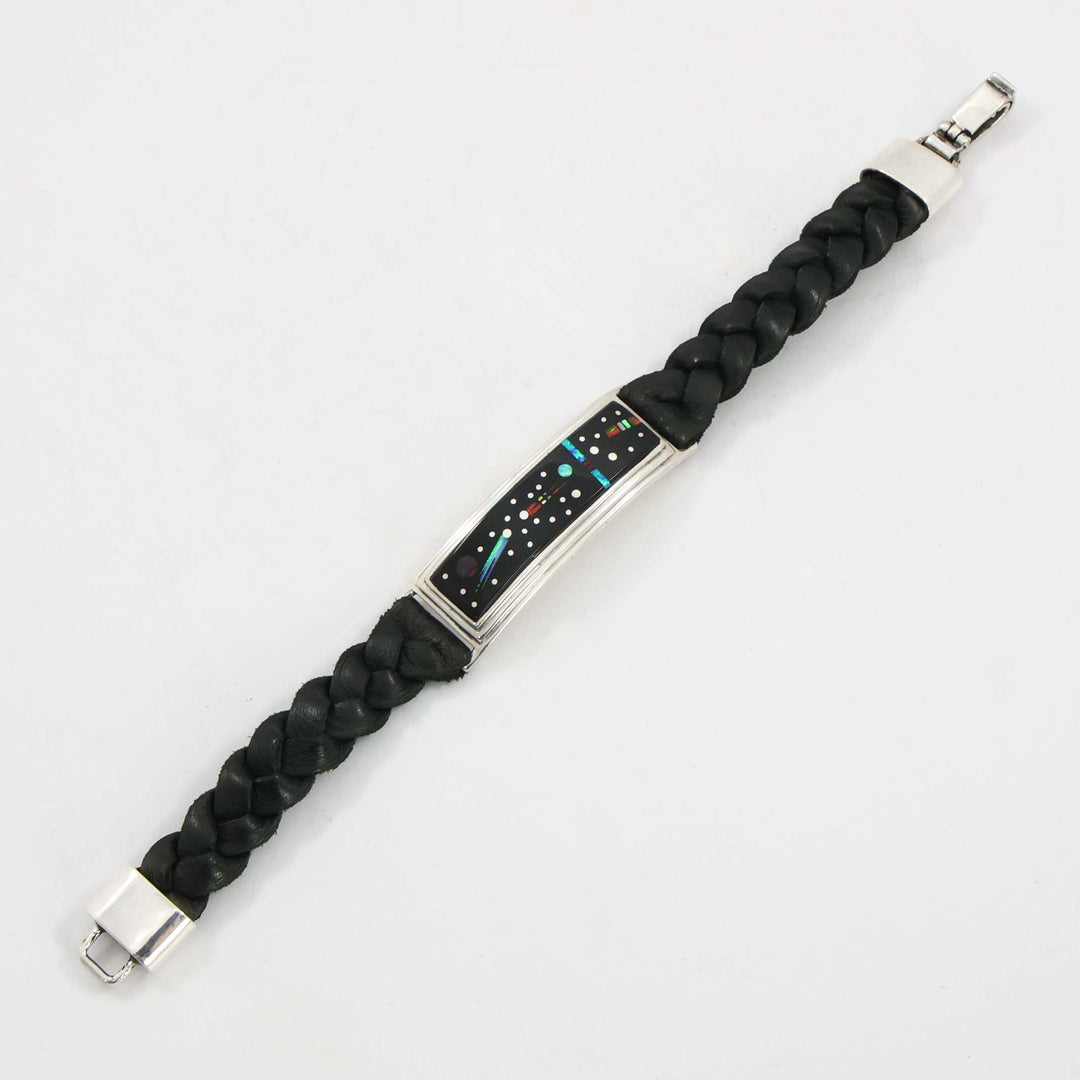 Night Sky Leather Bracelet
