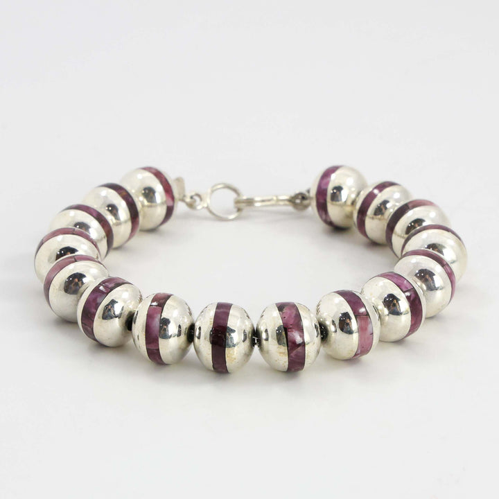 Spiny Oyster Bead Bracelet
