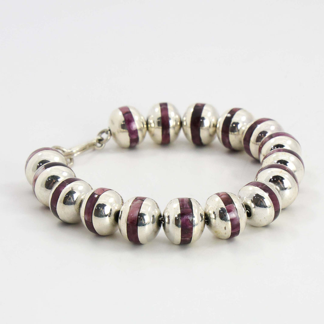 Spiny Oyster Bead Bracelet