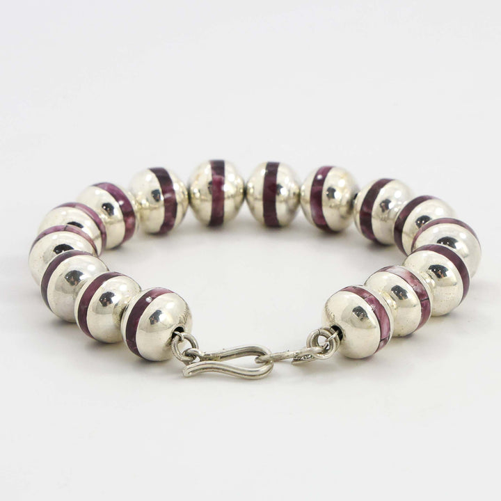 Spiny Oyster Bead Bracelet