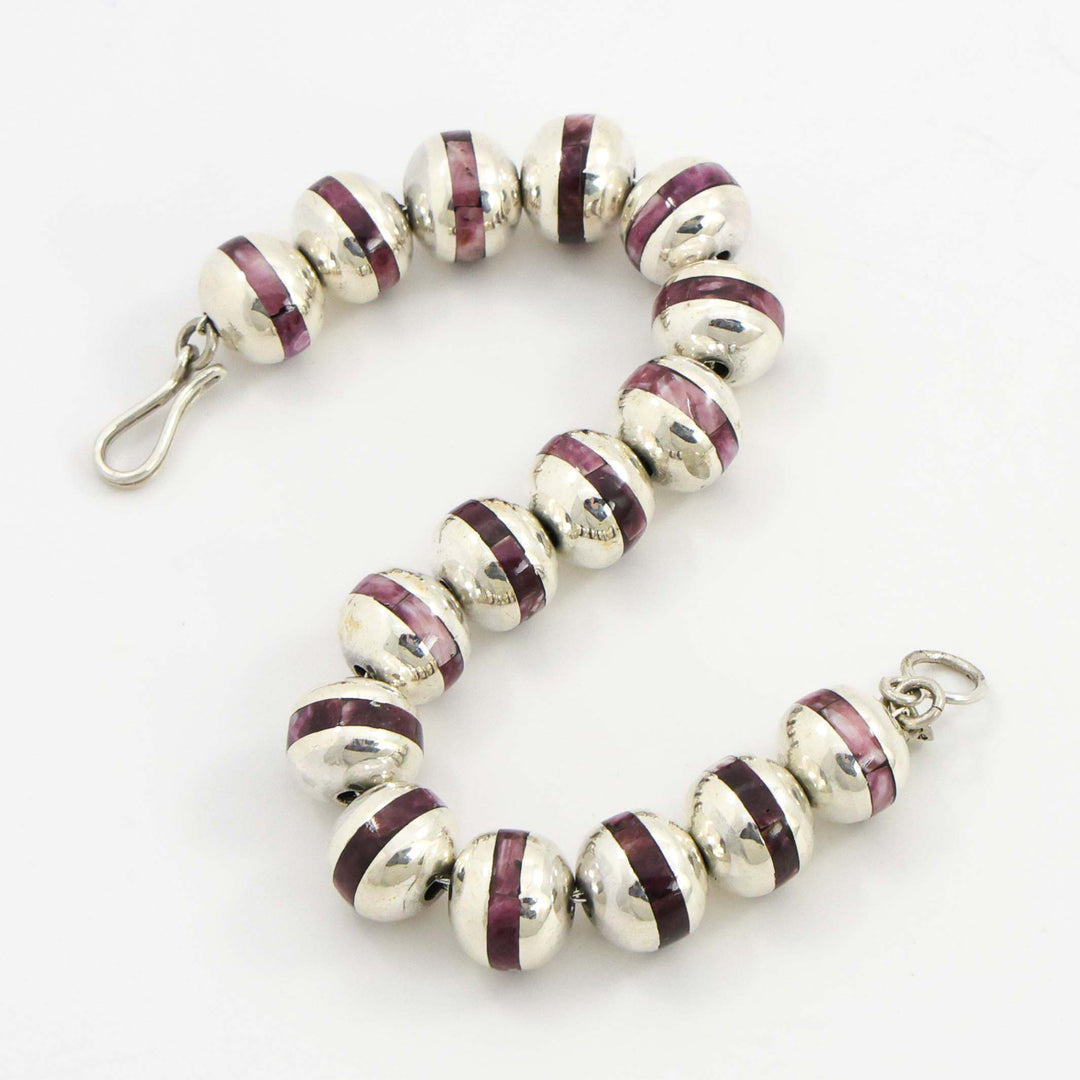 Spiny Oyster Bead Bracelet