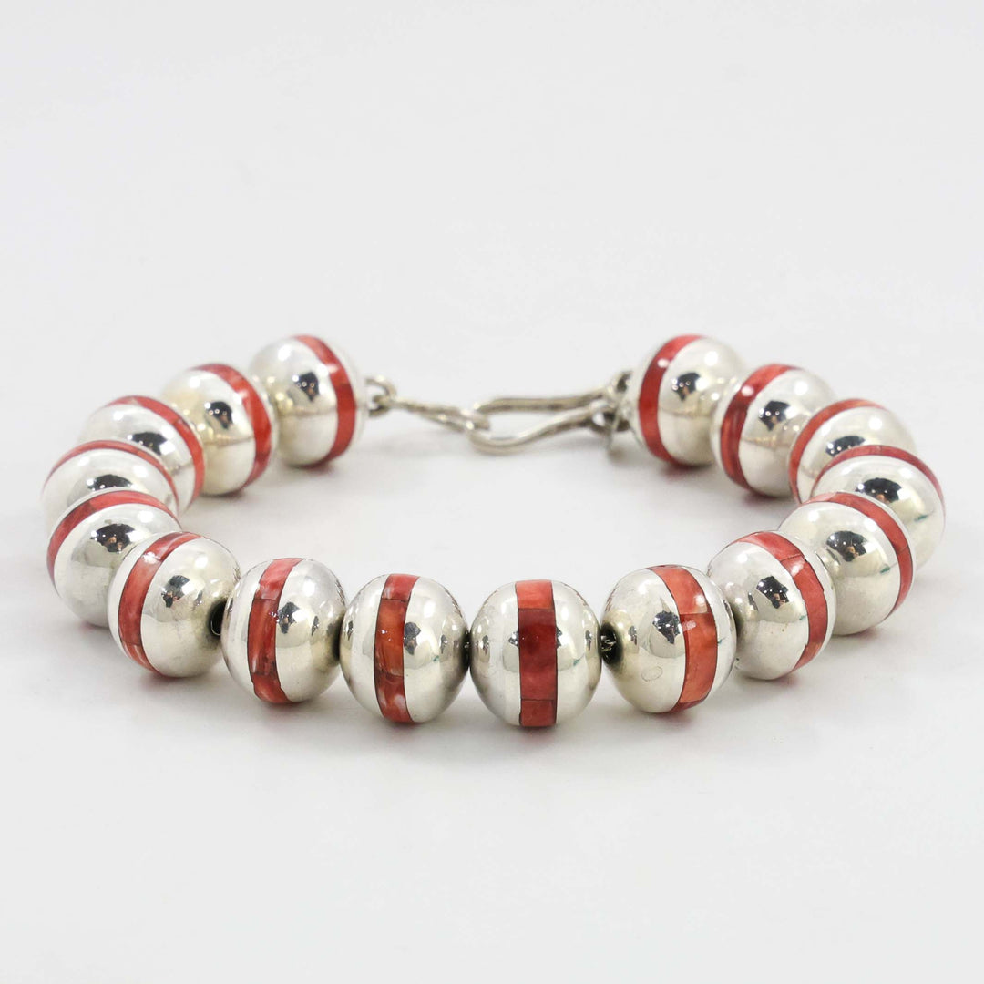 Spiny Oyster Bead Bracelet