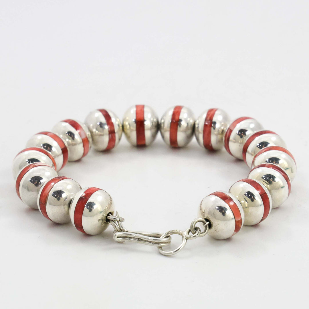 Spiny Oyster Bead Bracelet