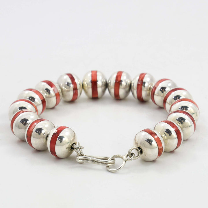 Spiny Oyster Bead Bracelet