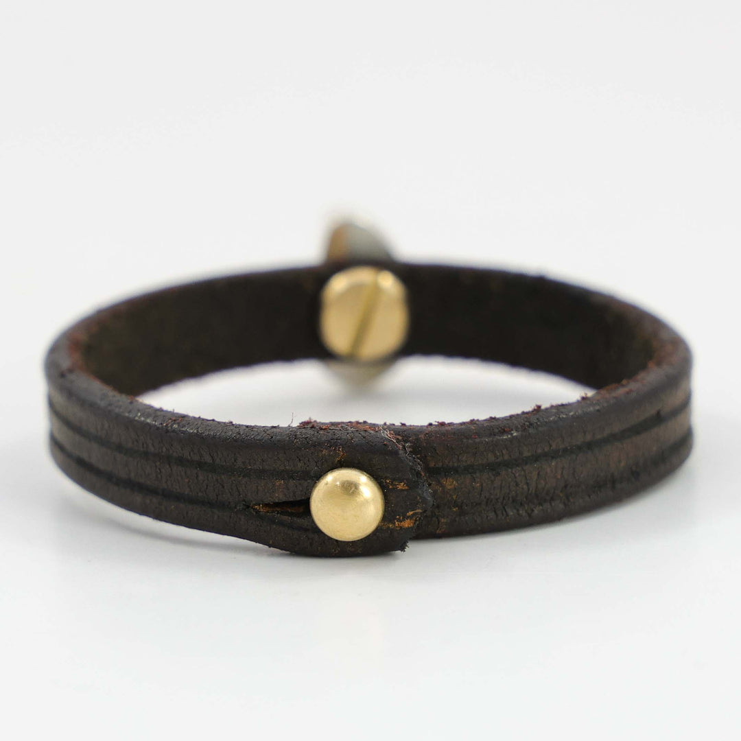 Bisbee Turquoise Leather Bracelet