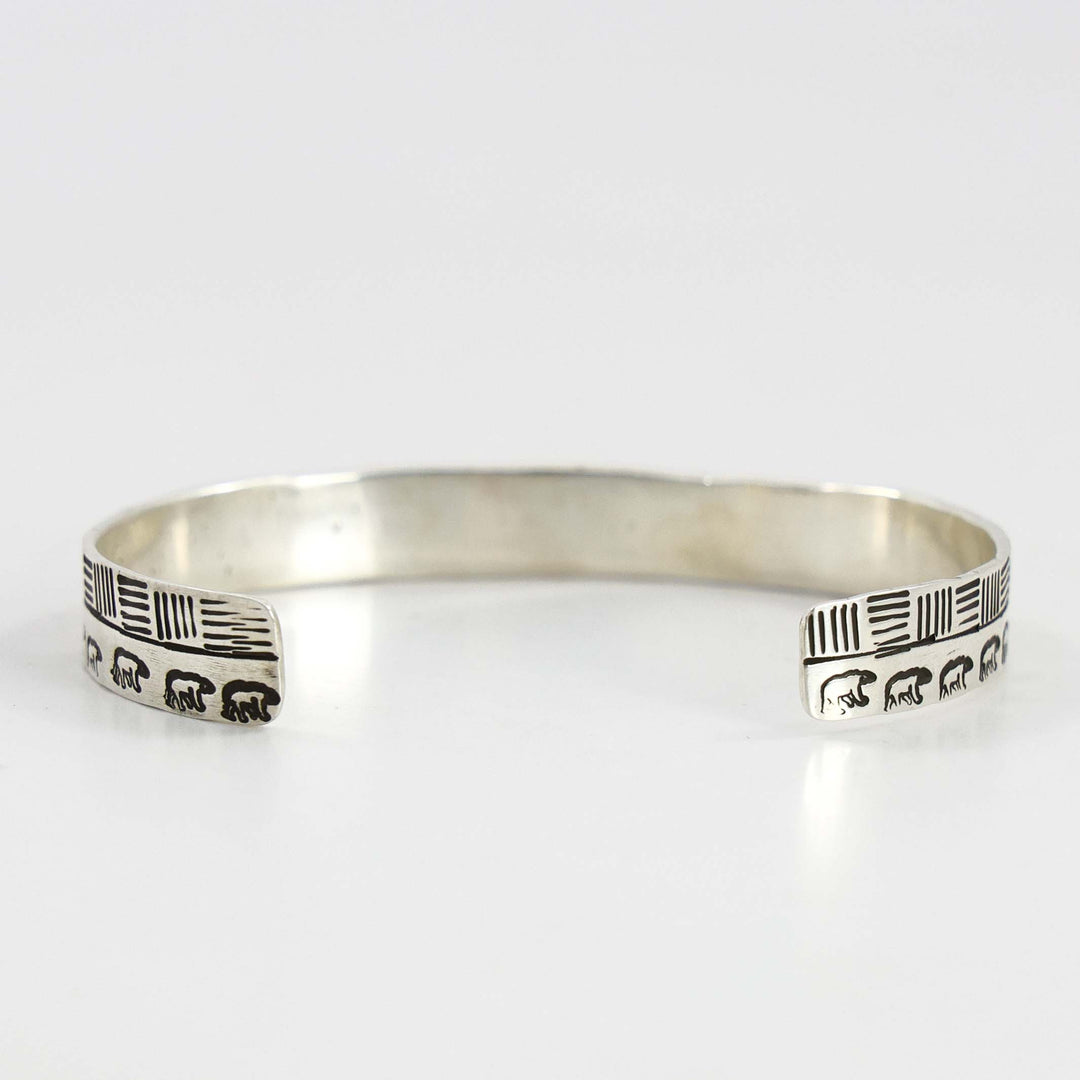 Stamped Bear Cuff