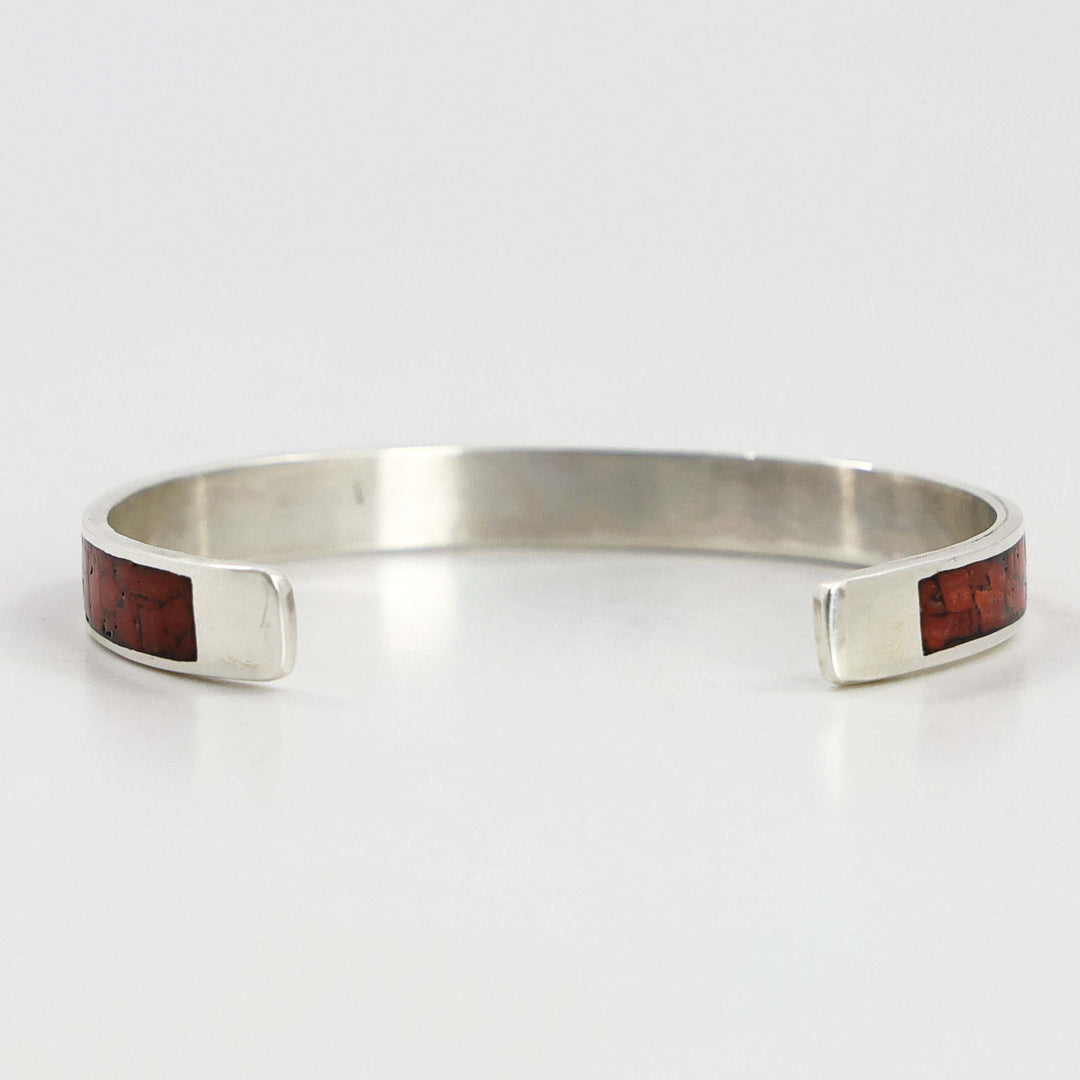 Coral and Turquoise Cuff