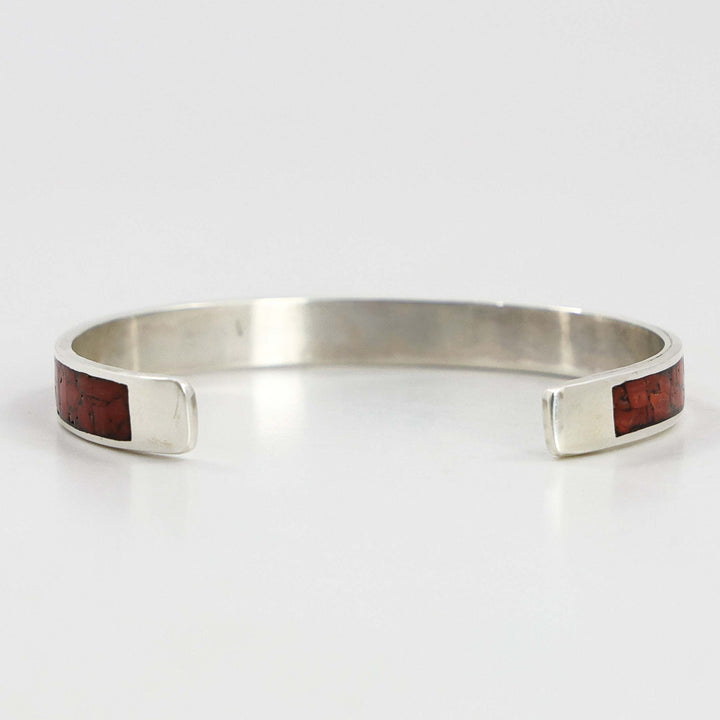 Coral and Turquoise Cuff