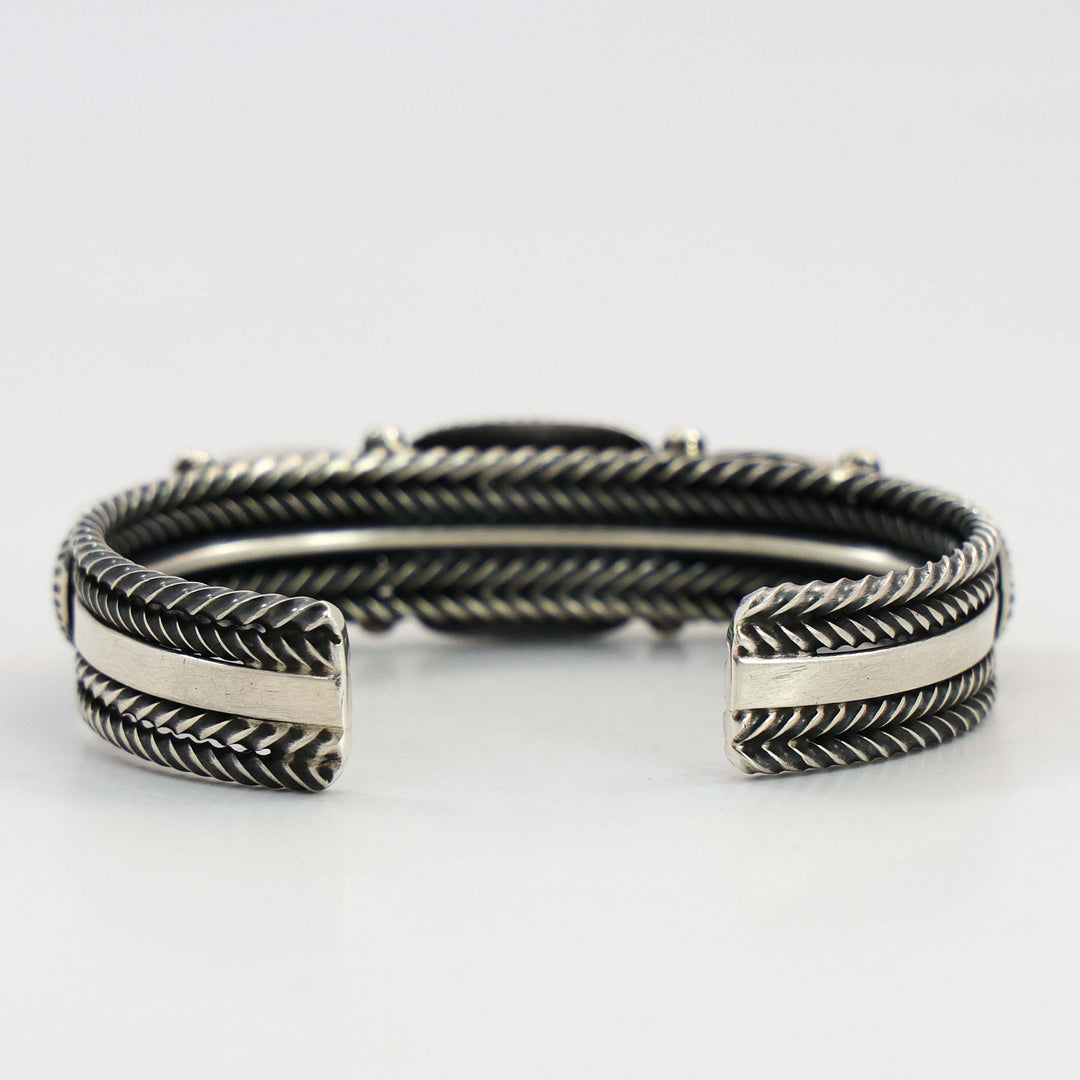 Turquoise and Gaspeite Cuff