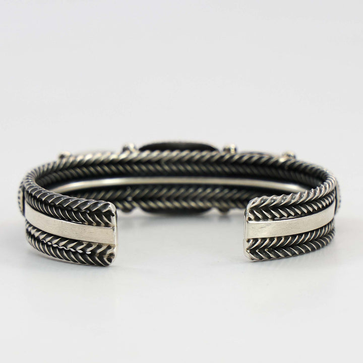 Turquoise and Gaspeite Cuff