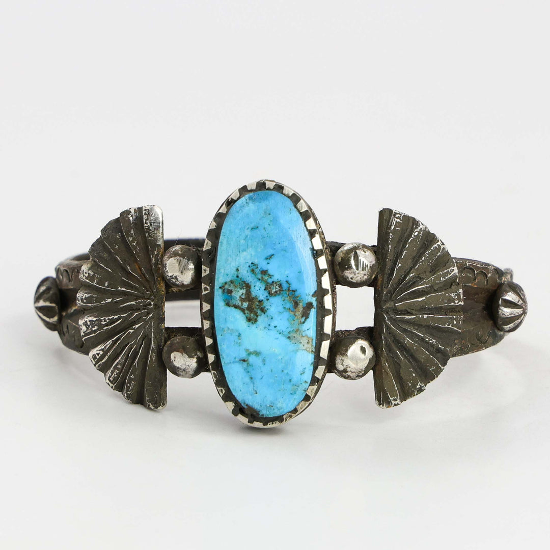 Blue Gem Turquoise Cuff