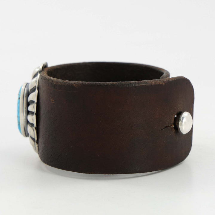 Turquoise Leather Bracelet