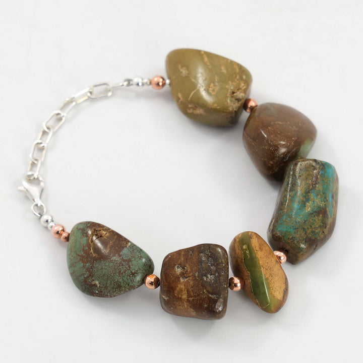 Turquoise and Copper Bracelet
