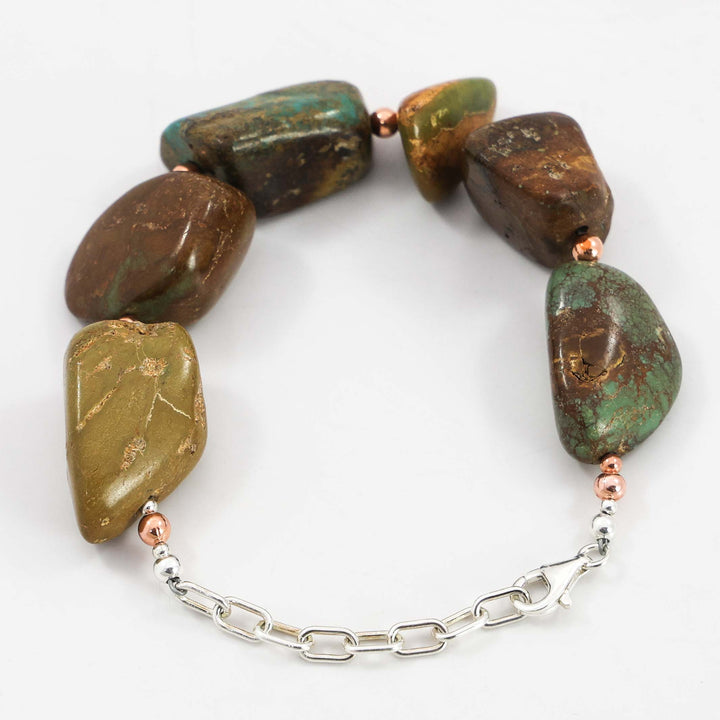 Turquoise and Copper Bracelet