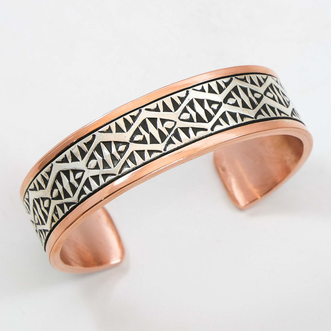 Silver and Copper Cuff