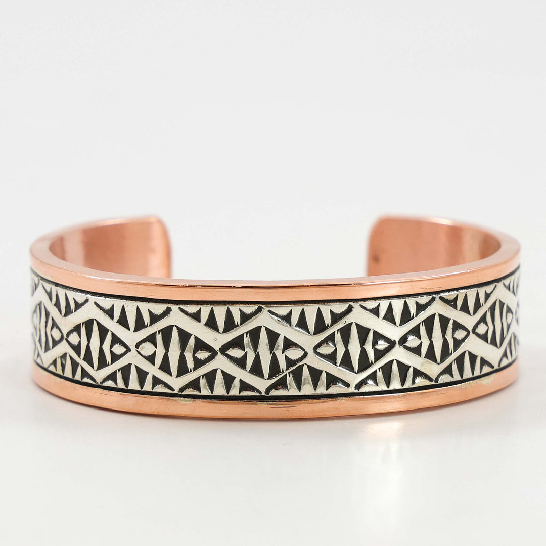 Silver and Copper Cuff