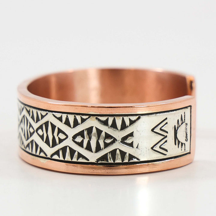 Silver and Copper Cuff