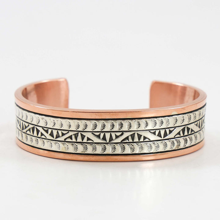 Silver and Copper Cuff