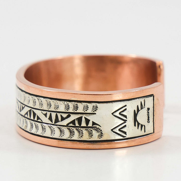 Silver and Copper Cuff