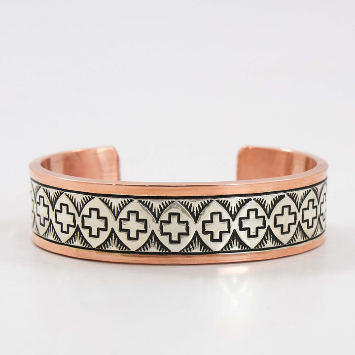 Silver and Copper Cuff