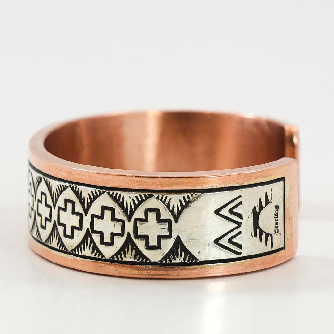 Silver and Copper Cuff