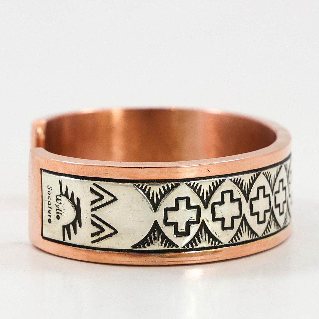 Silver and Copper Cuff