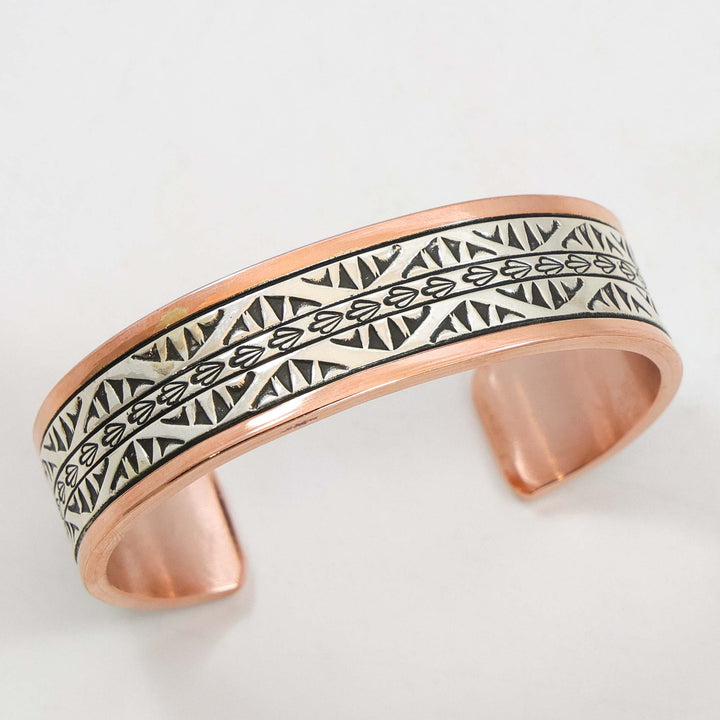 Silver and Copper Cuff