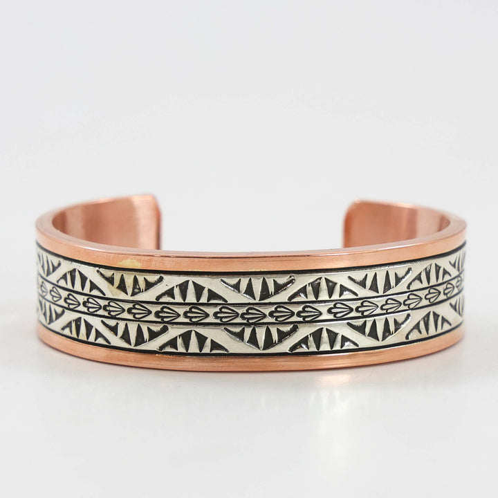 Silver and Copper Cuff