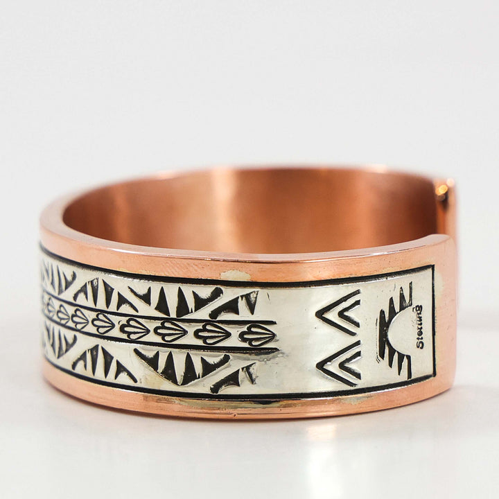 Silver and Copper Cuff