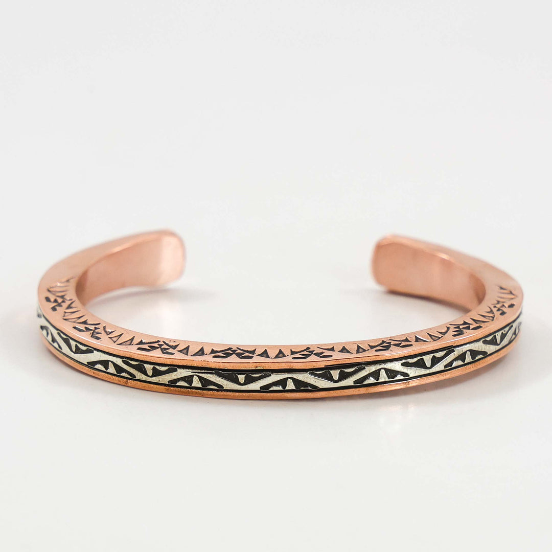Silver and Copper Cuff