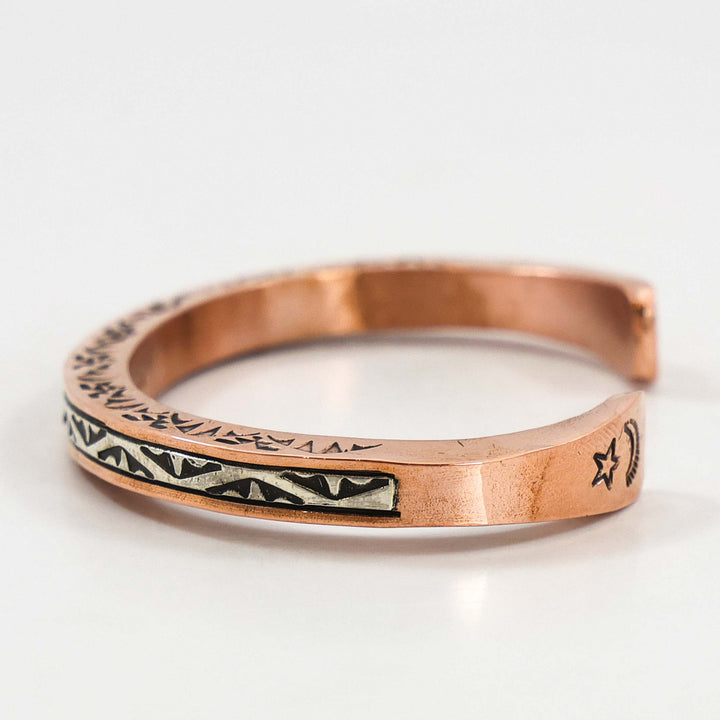 Silver and Copper Cuff