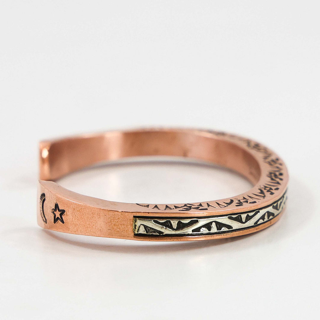 Silver and Copper Cuff