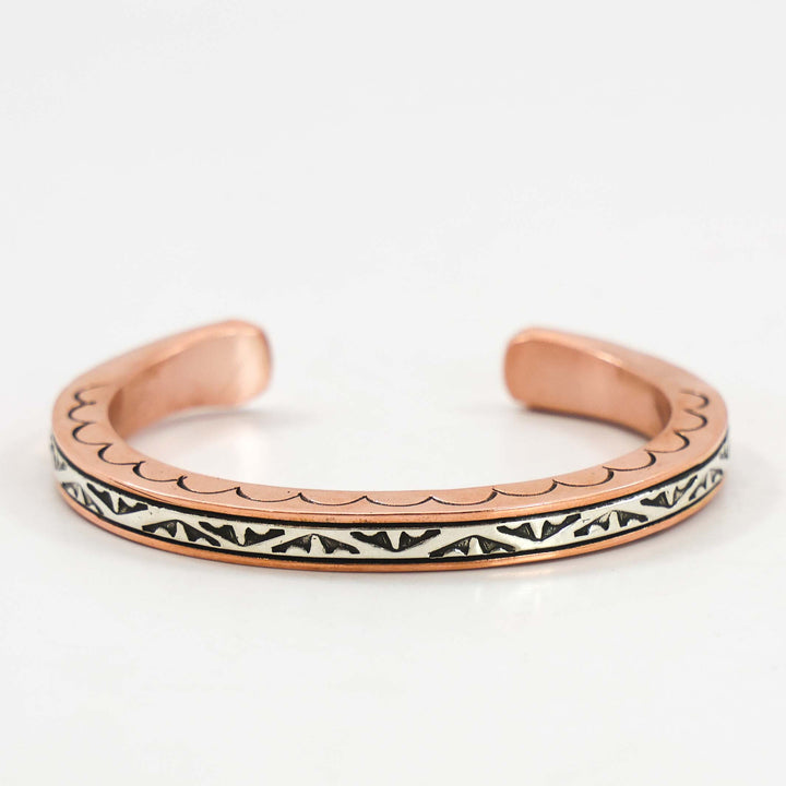 Silver and Copper Cuff