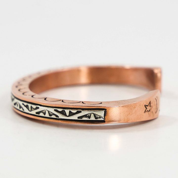 Silver and Copper Cuff