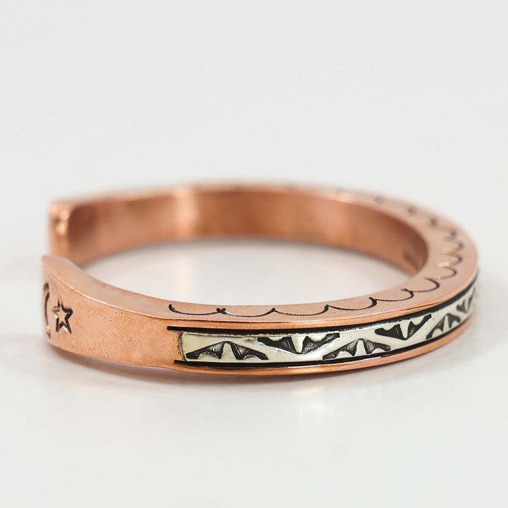 Silver and Copper Cuff