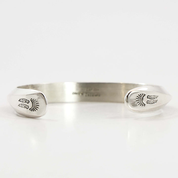 Stamped Silver Cuff