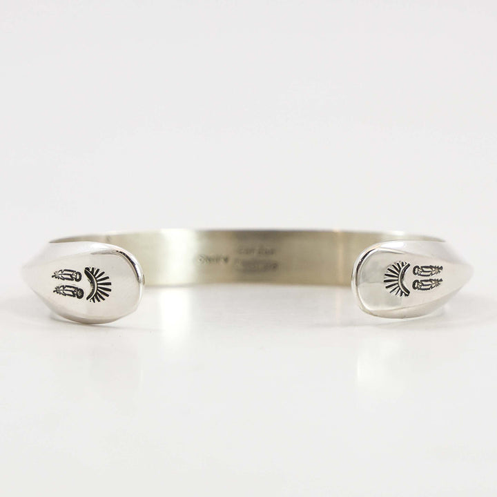 Stamped Silver Cuff